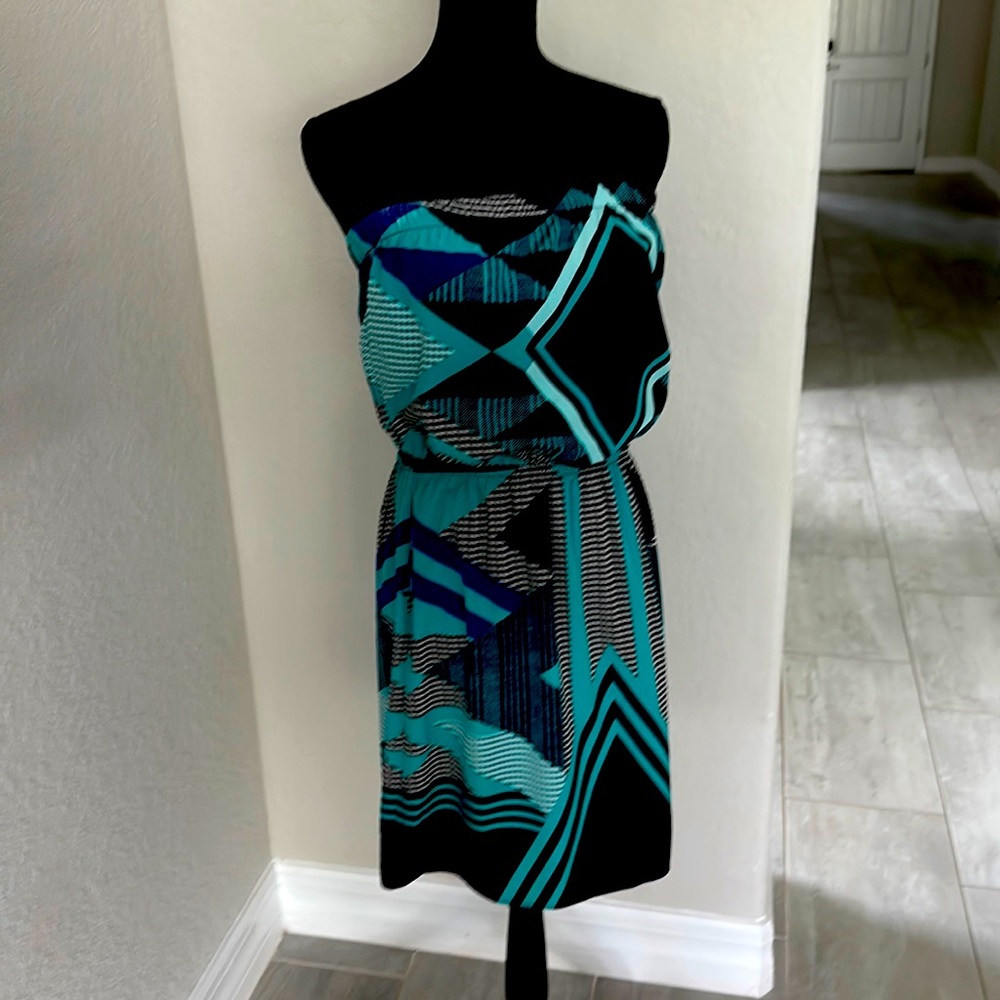 Express strapless dress, multicolor, sixe M